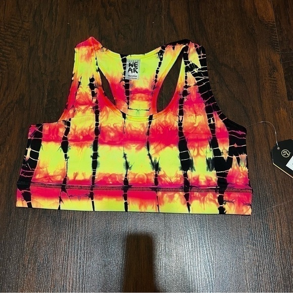 Zumba Tie Dye For Zumba Capri Leggings & Sport Bra Set Medium - Oh Orange NWT - Picture 9 of 16